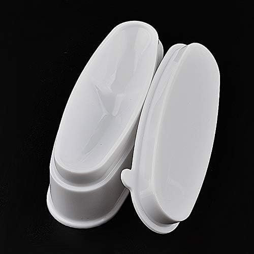White Nail Dipping Powder French Tray Manicure Molding Manicure Mould Nail Dip Container Nail Art Sets Accessories