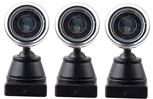 HEALSOPTHY 3stücke Teiliges Miniatur Eisenbahn Modell Für Sandtisch Dekoration Realistischer DIY Spotlights Für Modelllandschaften Und Installieren