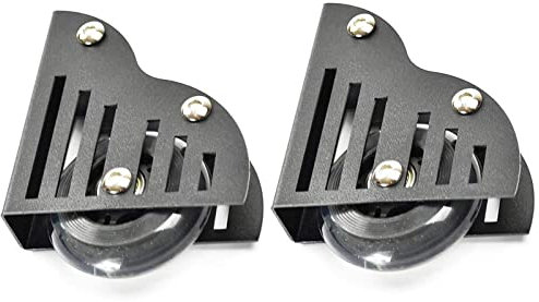 Kit di ferramenta per porta scorrevole a scala con 2 rulli per porta scorrevole a scala per casa/interni/soppalchi/pavimenti