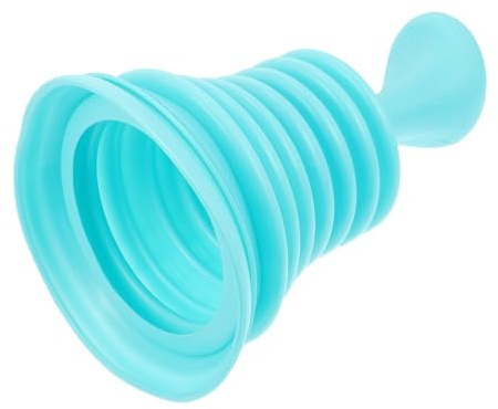 HOODANCOS Toiletten Pömpel Abflussreiniger Für Verstopfte Waschbecken Badewanne Und Toilette Leistungsstarker Kunststoff Himmelblau Einfach Zu Verwenden Für Dusche Und Abfluss