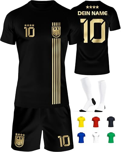 Deutschland Trikot Kinder Herren Damen WM 2026 Fussball Geschenke Jungen Coole Sachen für Jungs Fußball Trainingsanzug Tshirt EM Shirt geschenk junge 10 jahre Fußballtrikot Mädchen Set IIIII20Fo7IIIII
