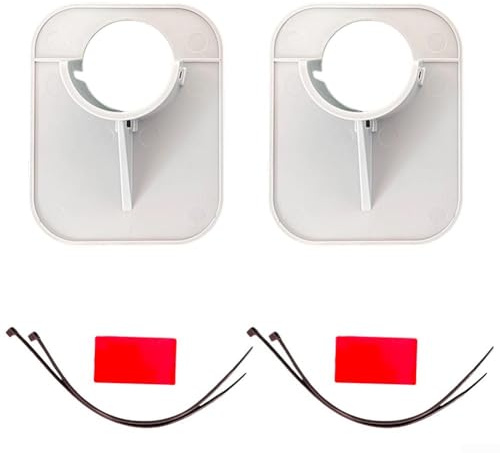 2er-Pack Poolschlauchhalter für 26–38 mm Schläuche, ABS-Rohrhalterung zur Vermeidung von Durchhängen, für Intex und ähnliche oberirdische Pools (2 Stück grau)