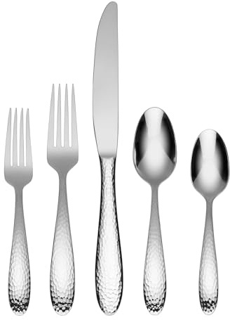 Oneida Reyna 45-Piece 18/0 Silverware Set for 8, Flatware