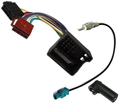 AERZETIX: Câble Adaptateur Faisceau autoradio antenne pour Auto Voiture