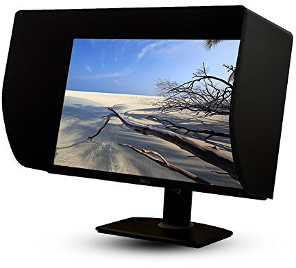 iLooker-27E 27 inch LCD LED Video Monitor Hood Sunshade Sunhood for dell HP Viewsonic Philips Samsung LG EIZO NEC ASUS Acer BENQ AOC Lenovo And Fits Monitor Frame Width 635-655mm