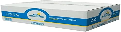 Tissueline Premium 272641 Falthandtücher für Handtuchspender, Interfold-Falz
