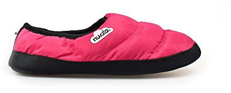 NUVOLA. Hausschuhe Herren Damen Rutschfester Sohle warm gepolstert bequem Fuchsie 38/39 EU