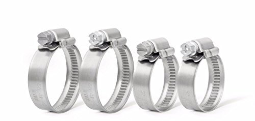 Schlauchschellen Schlauchklemme Edelstahl VA W4 Schlauchbinder 9mm 12-20mm 20 Stück