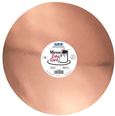 PME Kuchen Spiegel Karte, Rose Gold