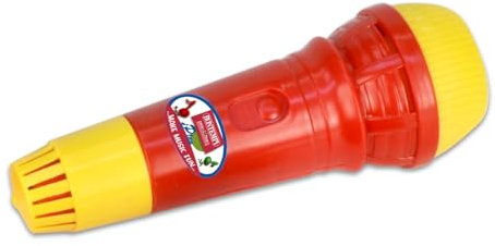 Bontempi- EchoVoice Mic-Microfono per la Voce con Effetto Eco per Un Suono Avvolgente, 70x70x190 mm, Multicolore, Medium, 41 0100