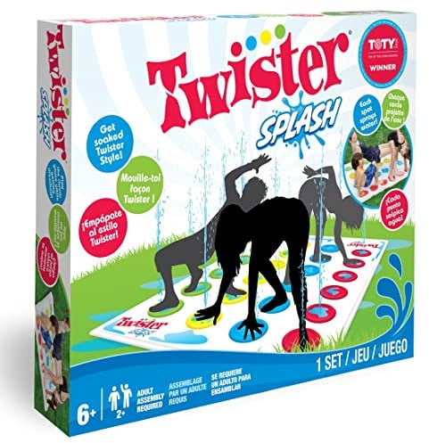 Hasbro Twister Splash Water Game for Kids – Backyard Sprinkler Outdoor Games for Summer Fun