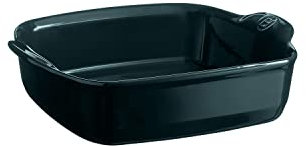 Emile Henry EH732050 Plat à Four Carré, Céramique, Belle-Ile, 28 X 23 X 7,5 cm