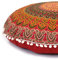 Großes rundes Sitzkissen für Stuhl, Ottomane, Meditations-Bodenkissen für Erwachsene, Sitzpouf, Ottomane, Überwurf, Bastelzimmer, Möbel, Sitzbezug, 55,9 cm, Rot / Gelb