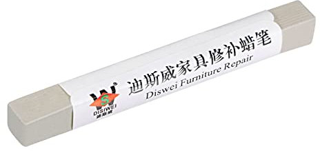 sourcing map Furniture Repair Wax Filler Stick, Wood Scratch Filler Crayons Touch Up Repair Pens for Scratches Holes Floor Laminate Carpenters Tables Desks, Lace White