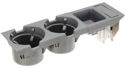 Viviance Auto ABS Material Mittelkonsole Wasserbecherhalter Flaschenhalter kompatibel mit BMW 3er E46 318I 320I 98-06 51168217953 - Grau