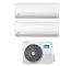 CLIMATIZZATORE DUAL 9+9 MIDEA EXTREME PRO A++A+ WI FI INCLUSO ESTERNA M2OE 18 HFN8-Q
