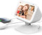 All-New Adjustable Charging Stand for Echo Show 5 (3rd Gen)， Tilt + Swivel Stand Multi Angle Rotation Magnetic Anti-Slip Base for Show 5 Compatible with Mobile Phones ,Can charge Headphones (White)