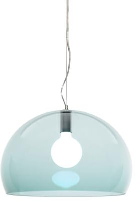 Kartell Fl/Y, Lampada a Sospensione, Petrolio, ø 52 cm