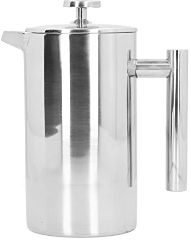 Leapiture 1000 Ml Hand Coffee Pot Double Wall Kettle Domestic Brewing Equipment Hot Beverage Dispenser Suitable for Kitchens