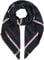 Tommy Hilfiger Damen Tuch Essential Flag Jacquard Square aus Viskose, Blau (Space Blue), Einheitsgröße