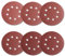 90 Stück Schleifpapier 125mm Klett, 40/60/80/120/180/240 Körnung Schleifscheiben 125mm Klett, 8 Löcher Rund Schleifscheiben Schleifpapier für Exzenterschleifer, Holz, Metall