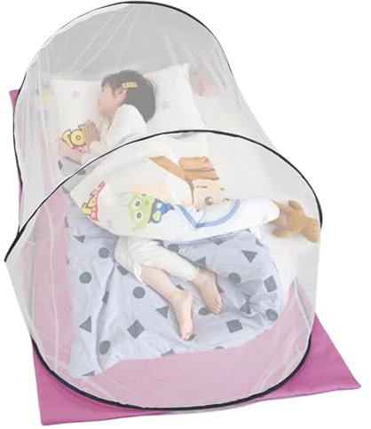 Moustiquaire Pliable, Moustiquaire De Voyage Portable, Moustiquaire Pop-up, Moustiquaire Anti-moustiques en Maille, Tentes De Camping pour Camping, Randonnée, Protection UV, Utilisation en Extérieur