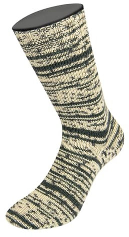 LANA GROSSA Meilenweit Seta | Sockengarn mit Seidenanteil, waschmaschinenfest | Handstrickgarn 55% Schurwolle (Merino), Polyamid, & Seide | 100g Wolle zum Stricken & Häkeln | 400m Garn FB3602