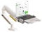 Adjustable Laptop Mount Stand with Gas Spring Arm for 10 32” Monitor and Notebook