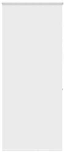 Homgoday Duschrollo mit Kassette Duschvorhang Badrollo Duschrollo für Badewanne Duschrollo für Dusche und kleine Bäder 100x240 cm Stoffbreite 96 cm Weiß