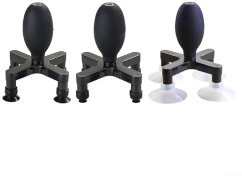 Herramienta de ventosa de 4 garras para un manejo seguro del vidrio y para pantallas LCD, diseño ergonómico de agarre (50 mm)