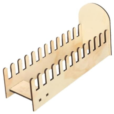 Colcolo Kartenständer aus Holz, LP-Vinyl-Desktop-Rack, platzsparender Plattenhalter für Visitenkarten, Dateien, CD-, Zuhause