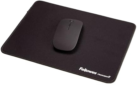 Fellowes Breyta Extra Großes Ergonomisches Mauspad – rutschfeste Gummibasis, Strapazierfähige Nähte, Microban-Schutz, Umweltfreundlich, Für Optische & Laser-Mäuse geeignet