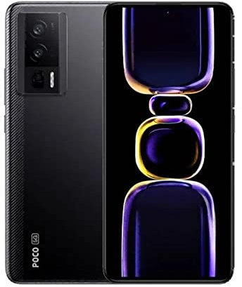 Xiaomi POCO F5 Pro 5G Smartphone 12GB+256GB Snapdragon 8+ Gen 1 WQHD+ 2K 12bit 120hz AMOLED Display 64MP Camera 5160mAh Battery 67w Charging 30w Wireless Charging (Black) (Reconditionné)