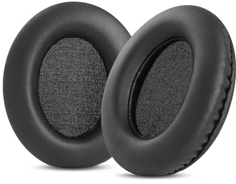 TaiZiChangQin Cuscinetti auricolari di ricambio compatibili con cuffie over-ear wireless Zihnic, cuscinetti auricolari in pelle proteica, schiuma ad alta densità, colore nero