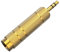 Convertidor de sonido 3.5 a 6.5 o 6.5 a 3.5 macho a hembra adaptador de conector chapado en oro extensor de sonido estéreo