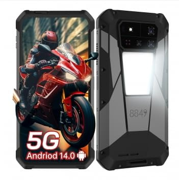 CHANDUELEC 8849 Tank 4 Pro Smartphone 5G avec projecteur 720P Dimensity 8300 36 Go+1 To Téléphone portable 3k AMOLED Android 14