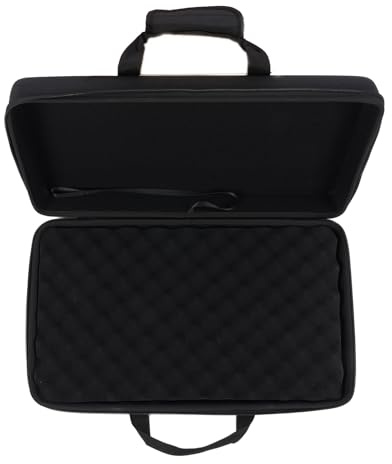 Jeffergarden Harte Eva DJ-Controller-Aufbewahrungstasche mit Doppelreißverschluss und Polsterschaum für DDJ-FLX4 DDJ-400 -SB3 SB2