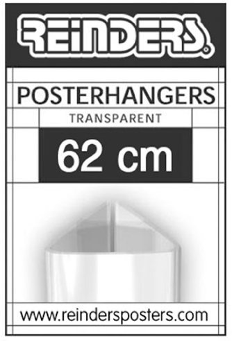 1 Paar Posterleisten - transparent, Länge 61,5 cm