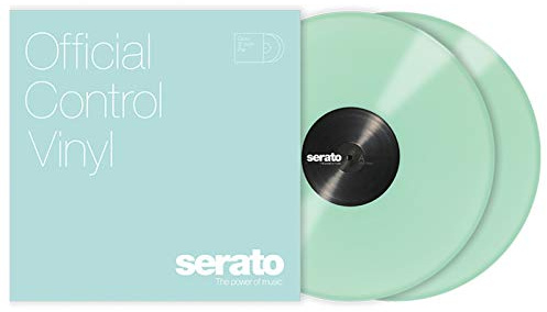 12 Serato Control Vinyl - Standard Colors - Glow in Dark (PAIR)