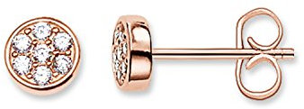Thomas Sabo Ohrstecker Sparkling Circles vergoldetes Silber H1848-416-14