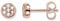 Thomas Sabo Ohrstecker Sparkling Circles vergoldetes Silber H1848-416-14