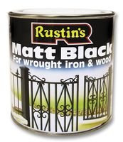 Rustin's Blam500 Paint, Matt, Black, 500ml
