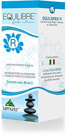 Lemuria - EQUILIBRE R - Utile in situazioni di Crisi improvvise - Integratore Alimentare a base di Piante e Derivati - 30ml