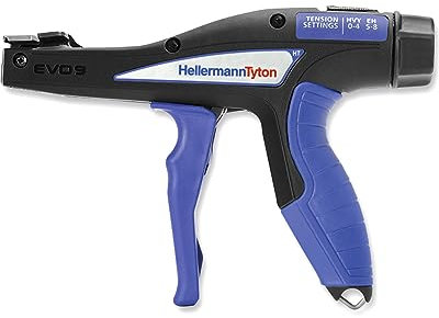 HellermannTyton EVO9HT Kabelbinderzange EVO9HT Blau, Schwarz