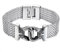OIDEA Herren Mesh Armband Armkette: Handschellen Silber Armkette aus Edelstahl Gotik Gliederkette Link Handgelenk Biker Armreif Geburtstag Feiertag Geschenk für Familie Freund Junge