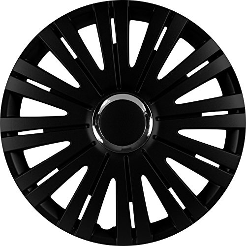 IWH 076011 Radzierblende Monaco, Schwarz/Chrom, 16 Zoll