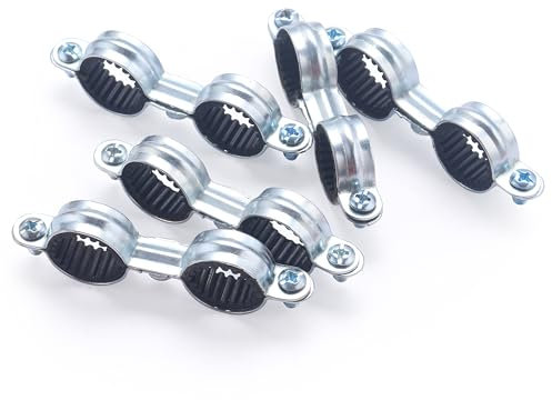 Collier Double Isophonique de Fixation x5 pour Tube Plomberie Ø18 NOYON & THIEBAULT
