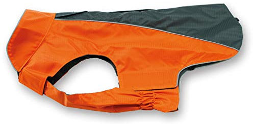 JEGGO Hundemantel Wasserdicht Allwetter Regen Jacke Hunde Weste XXS XXL (XXL, Anthrazit/Orange)