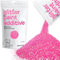 Hemway Glitter Paint Additive - Baby Pink Iridescent | Chunky Metallic Flakes for Adding Sparkle to Paints & Wood Varnish | Add to Emulsion, Acrylic & Latex for Indoor Sparkly Walls | 100 g