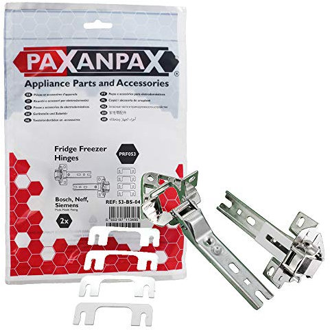 Paxanpax PRF053 Compatible Fridge Freezer Hinges Bosch, Neff, Siemens Multi-Model Fitting Pack of 2